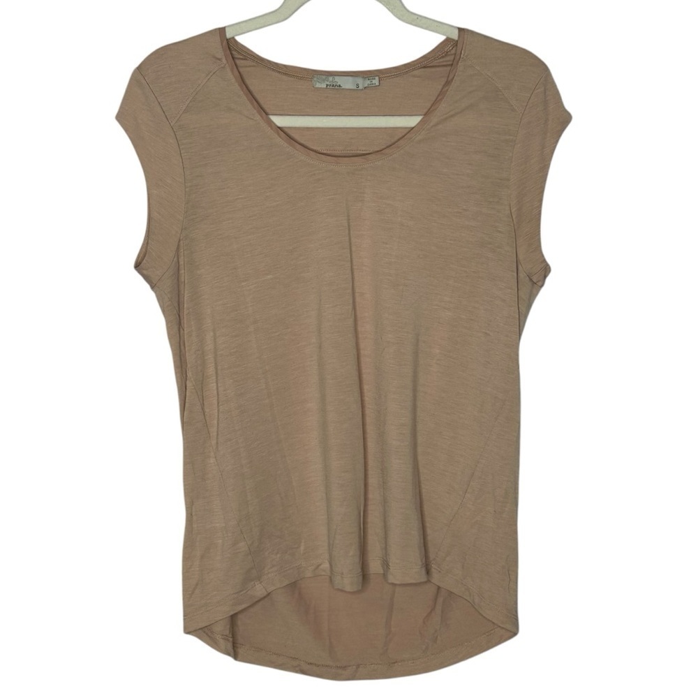 Prana Women's Short Sleeve Tee in Light Pink
